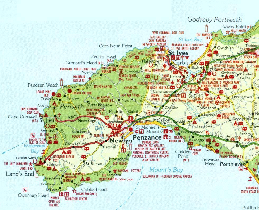 Penwith Map