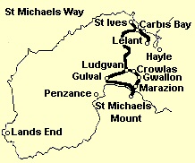 St. Michael's Way Route Map